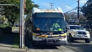 TheBus Honolulu (HI) Route W3 Kalihi via School St Bus 176 [2010 New Flyer DE60LFR Hybrid ⛽️⚡️Artic]