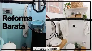 REFORMEI MEU BANHEIRO SUPER ANTIGO COM TINTA EPÓXI | NA BASE DO FAÇA VOCÊ MESMO!!