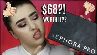 WORTH THE HYPE!? Sephora Pro Cool Palette Review & Tutorial! || KianaCairnsxo ♡