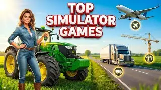 Top Simulator Games That Feel 100% Real in 2025 | #topgames #toppcgames #simulatorgames #facts