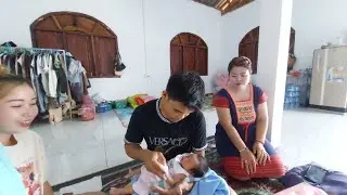 น้องวาสนาลูกบ่าวบุญกับป้าจอยน่ารักมาก