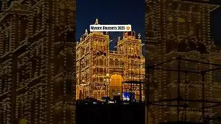Mysore Dhussera 2025 | lightning drone show bheema elephant raja, mysore dasara live #mysore #mysuru