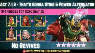 MCOC: Act 7.1.3 - That's Gonna Sting & Power Alternator -Tips/Guides-No Revives-Story quest (Book 2)