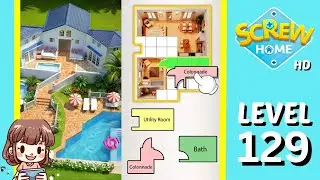 Screw Home Level 129 Solution Walkthrough