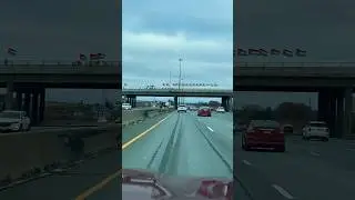 😱😱Protest | Palestine Supporters spotted from Highway 401 E #canadalife #driving #highway #israel
