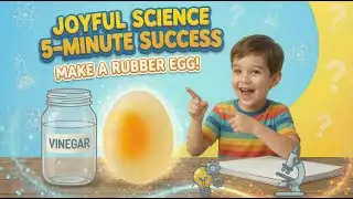 Make a rubber egg - Joyful science 5-minute success