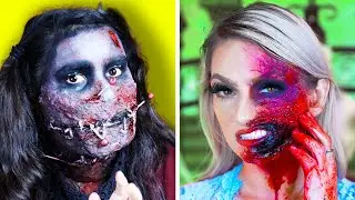 BOO! HALLOWEEN IS HERE | SPOOKY MAKEUP AND COOL COSTUMES IDEAS FOR A CRAZY HOLIDAY BY CRAFTY HACKS