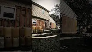 Removing Siding + Installing House Wrap #Day12 #BuildStrong #extreme_work