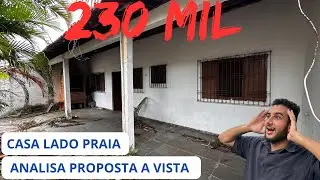 CASA POR 230 MIL ESTILO EDÍCULA NO LADO PRAIA DE ITANHAEM 