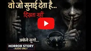 Wo jo sunai deta hai dikhai nhi😱 | use headphones and feel the story | Hindi Horror Story | #horror 