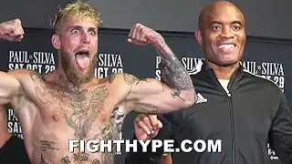JAKE PAUL VS. ANDERSON SILVA OFFICIAL WEIGH-IN LIVE | FULL CARD