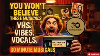 🎭 30 Minute Musicals &mdash; Broadway Got Weird. Like, VHS Cult Weird.