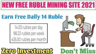 New Free Ruble Mining Site 2022//Ruble Earning Site 2022//Earn Ruble Payeer   Earn Free Multicoins