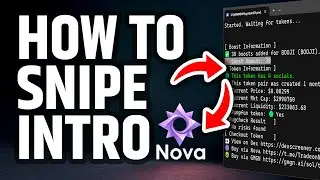 Solana How to Snipe (bot) | Buy with rug check using Nova Click | Pump.fun filter
