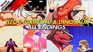 All Endings - Tizoc (グリフォンマスク) and King of Dinosaurs