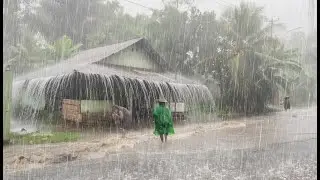 RAIN THAT FALLS WITH HEAVENLY POWER 🌧️✨ Celestial Ambience for Quiet Nights | Deep Rest