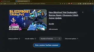 Giveaway Winner Selection (December) | 5k A-coins | Mech Arena