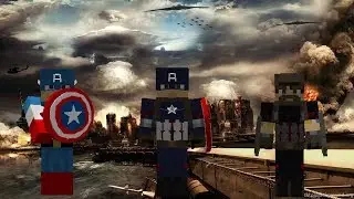 Captain America Mod (Legends Minecraft Mod) Sum 6.0 Suit Showcase