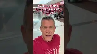 We can live with no fear as we keep our eyes on Jesus.  #bible #christianity #timfd #fear #overcome