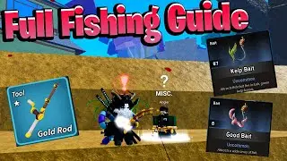 РАЗБЛОКИРУЙТЕ ВСЕ УДОЧКИ И НАЖИВКИ в обновлении Blox Fruits Fishing!