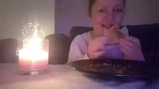 EATING A HAM&CHEESE TOASTIE WITH SOUR CREAM PARTY MIX BY CANDLELIGHT 🕯 ASMR HOPE YOU ALL ENJOY 🤗