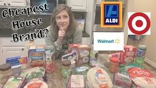 ALDI VS WALMART VS TARGET // WHICH BRAND IS CHEAPER?