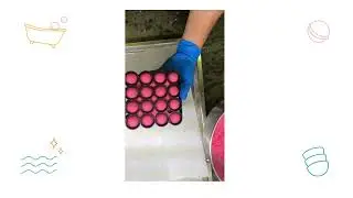 The Bath Time 3D printed 16 x Sphere Bath Bomb Mold - making