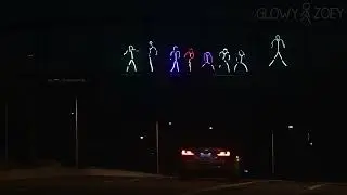 LED stick figure suits