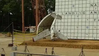 NASA experiments with plane crashes for safety