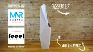 Making a Modern Steel Metal Vase - Metal Fabrication Project - FEEEL design