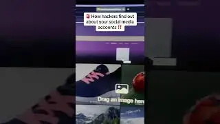 How hackers find out about your social media accounts #cybersecurity #hacker #technology #techtips