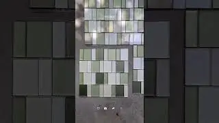 Summer green color manhattan glass mosaic tile #backsplash #homedecor #bathroom #glass #mosaic