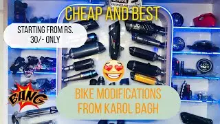 Cheap and Best Bike accessories from KAROL BAGH|| Starting From Rs.30|PGX Accessories|| LITTLE BEAST