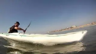 P&H Sea Kayaks Cetus MV dancing on a wave!  (raw)