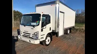 Isuzu Bread Truck 20 Foot Gas Engine Slide Side Rail Gate Walk Around By Michael Olden of Lee-Smith
