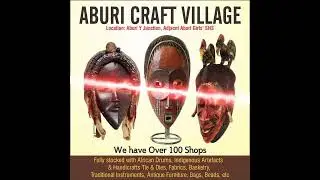 Welcome to Aburi Craft Village #craft #aburi #mask