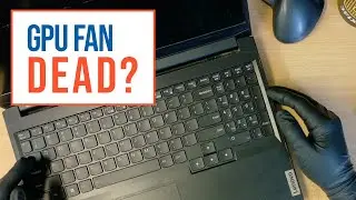 Lenovo IdeaPad Gaming Laptop GPU Fan Issue #righttorepair #laptoprepair