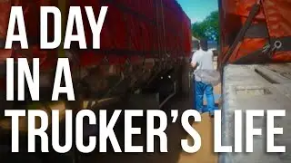 A Day in the Life of a Truck Driver: Flatbed Edition - Trucking Vlog #26