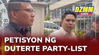 Duterte Youth party-list questions COMELEC ruling before SC | DZMM Teleradyo (03 September 2025)
