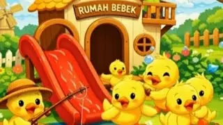 lima bebek bermain-lagu anak indonesia-viral terbaru