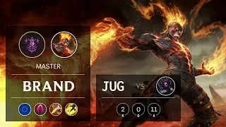 Brand Jungle vs Elise - EUW Master Patch 9.20