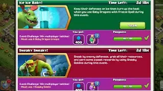 How to Complete Sneaky Sneaky, Hasty Balloons & Ice Ice Baby Event in Clash of Clans