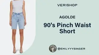 AGOLDE 90's Pinch Waist Short Review