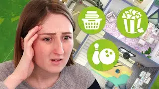 Я построила дом в The Sims 4, используя только каталоги