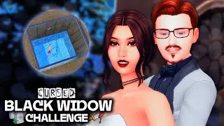 WE BOUGHT A POOL 🕷️🕸️ | The Sims 4 Cursed Black Widow Challenge