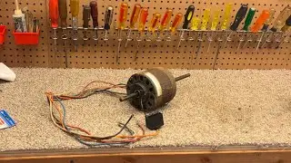 Step 12 of Emerson Quiet Kool Dynamic Vintage AC Full Restoration Project: Rebuilding the Fan Motor!