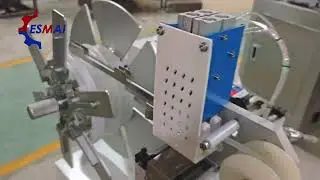 High speed silicone tube roll winding machine with tube size measureES-054-1