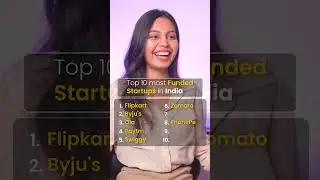 Guess the Top 10 Most Funded Startups in India #startup #business #shorts #news #startupsuccess