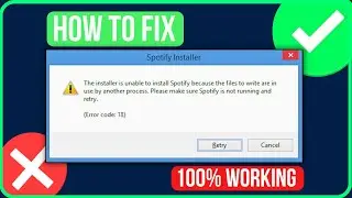 SPOTIFY ERROR CODE 18 [FIXED] | How to Fix The Installer is Unable to Install Spotify