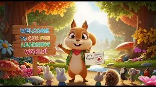 Learn with Sunny the Squirrel